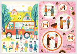 フードトラックと公園