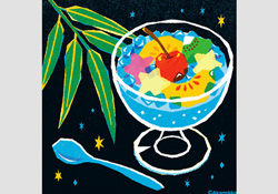 七夕キラキラゼリー